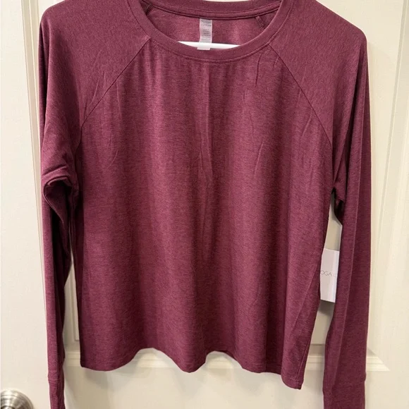 💫Beyond Yoga Featherweight Daydreamer Pullover, Midnight Burgundy, XS, NWT - Picture 12 of 12